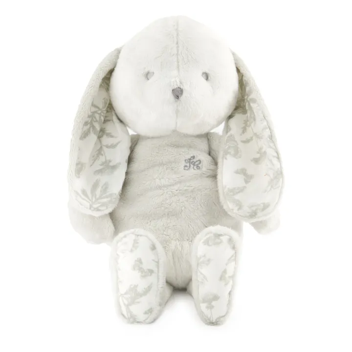 Peluche Augustin il coniglio in Tela di Jouy | Grigio chiaro- Immagine del prodotto n°3