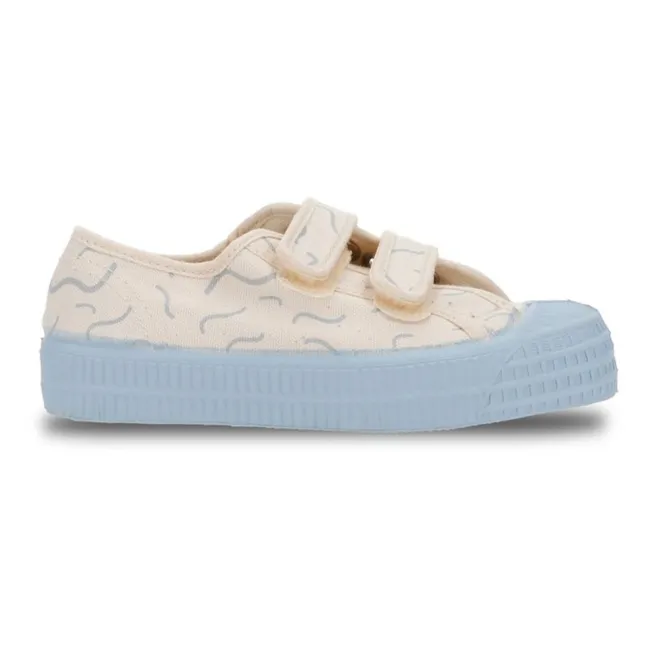Sneakers Master Kid con stampa a velcro | Blu