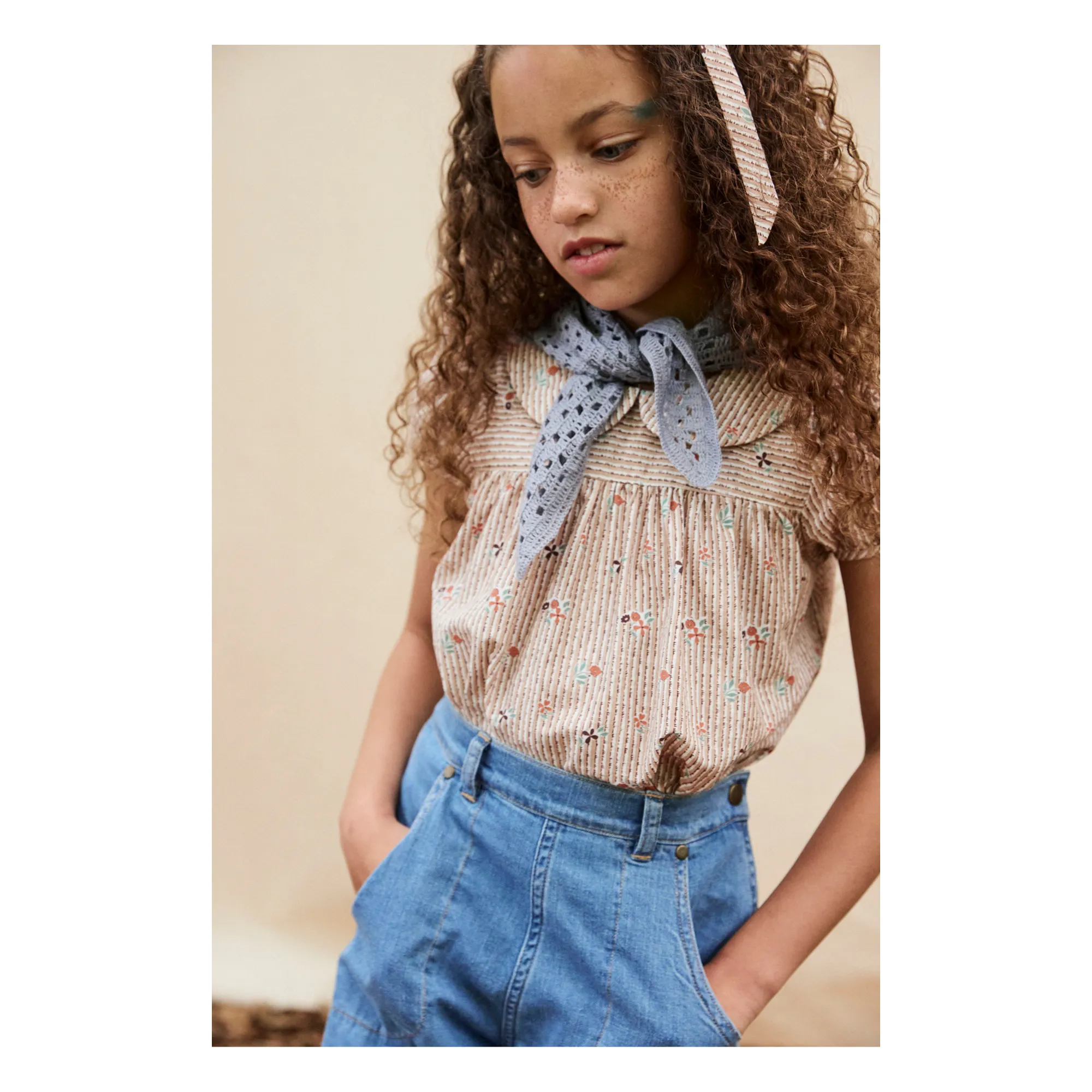 Soor Ploom - Bluse Nellie - Beige rosé | Smallable