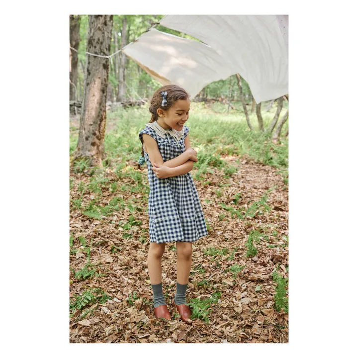 Soor Ploom - Delilah Organic Cotton Dress - Blue | Smallable