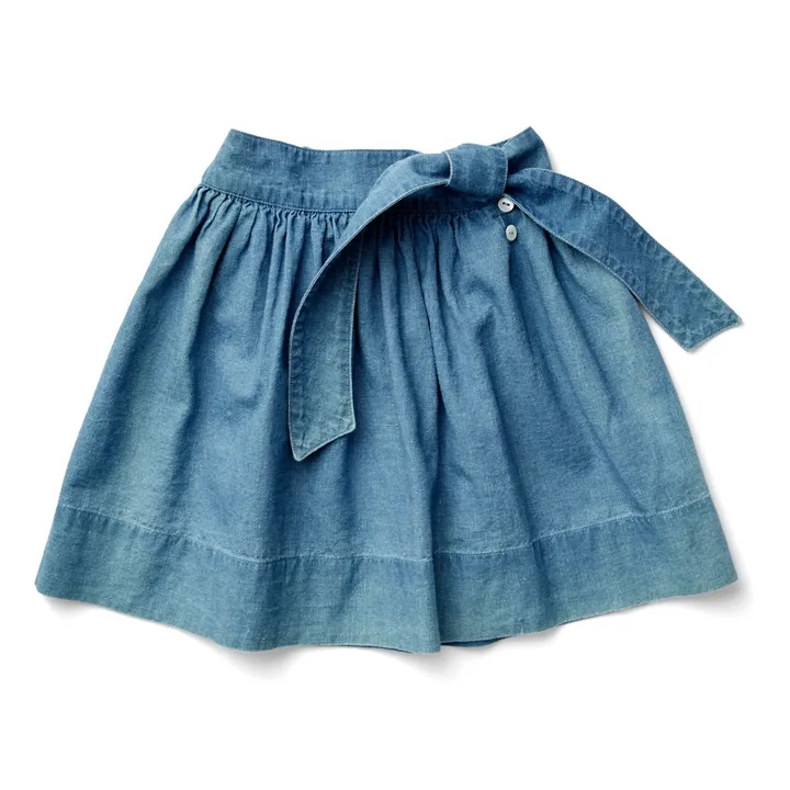 Jupe Lupe | Bleu jean- Image produit n°0