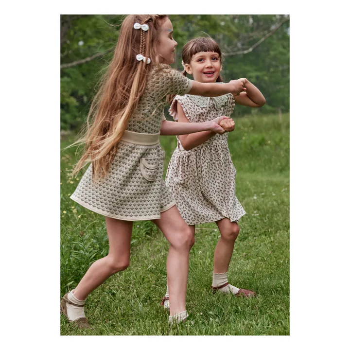 Soor Ploom - Strickjacke Kurzarm Jude - Beige | Smallable 