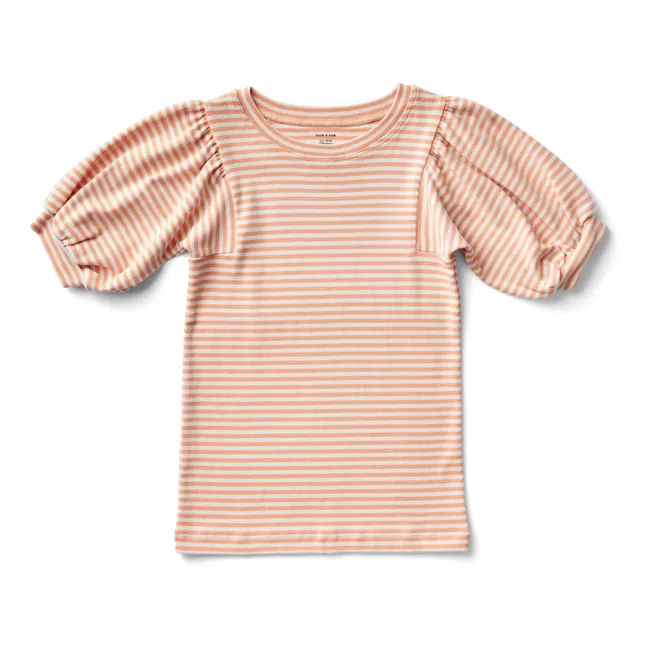 Balloon Striped T-Shirt | Orange