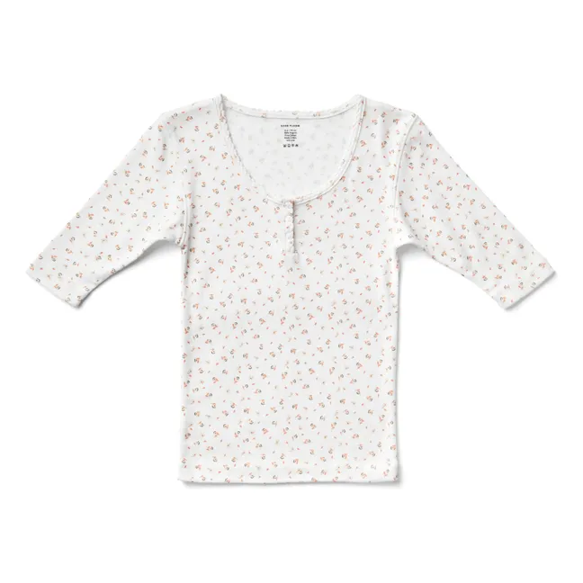 Field Buttoned T-Shirt | White