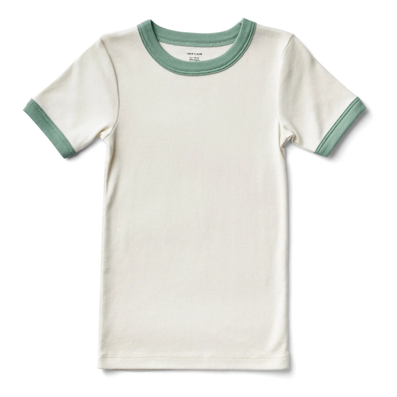 トップス soor ploom Gym Class Tee, Eucalyptus 2 Gym Class Tee in Milk by Soor Ploom – Junior Edition