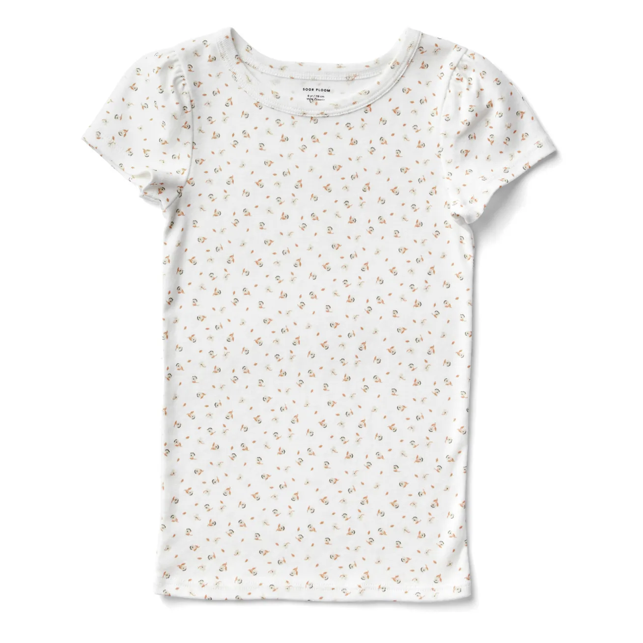 Soor Ploom - T-Shirt Fleuri Pouf - Weiß | Smallable 