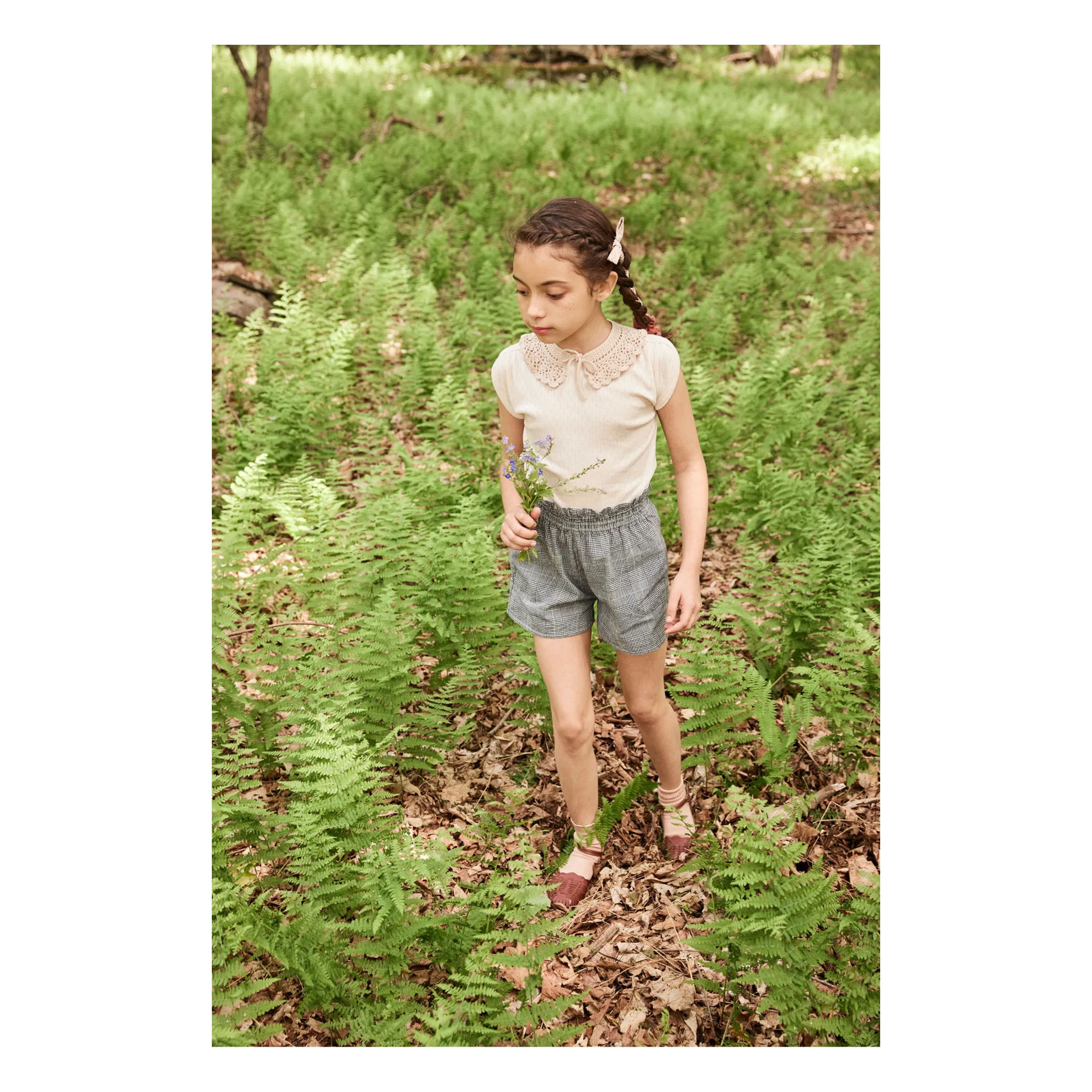 トップス soor ploom Sundae Tee Cloud Pointelle 2y Soor Ploom - Sundae T-Shirt - Ecru | Smallable