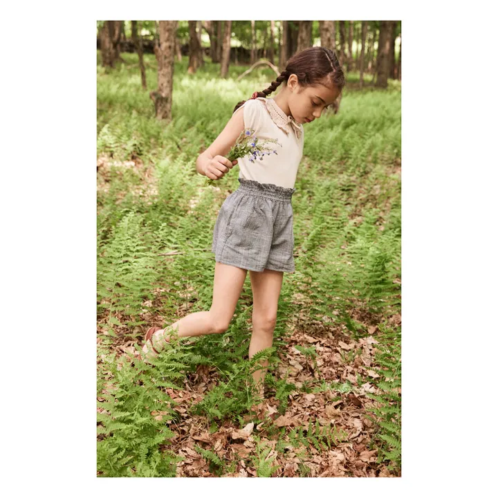 【新品】soor ploom Sundae Tee 2y Soor Ploom - Sundae Horses T-Shirt - Beige | Smallable