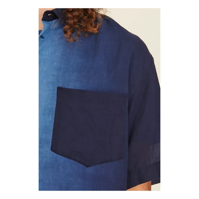 Camicia in cotone Mitchum | Blu