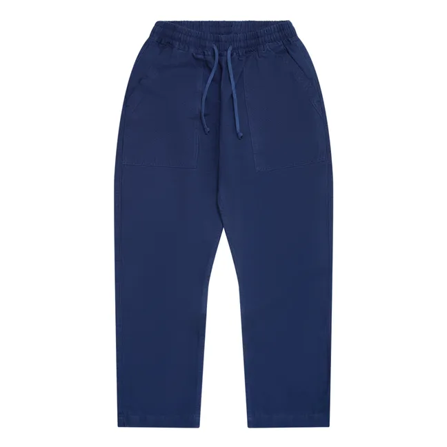 Classic Chef Organic Cotton Pants | Navy blue