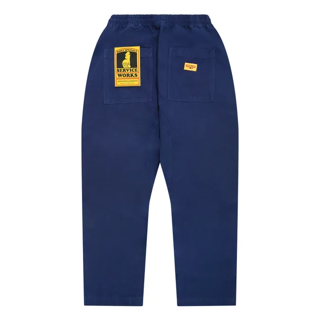 Classic Chef Organic Cotton Pants | Navy blue