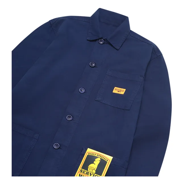 Coverall-Jacke aus Bio-Baumwolle | Navy