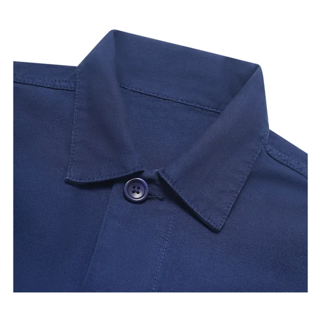 Coverall Organic Cotton Jacket | Navy blue