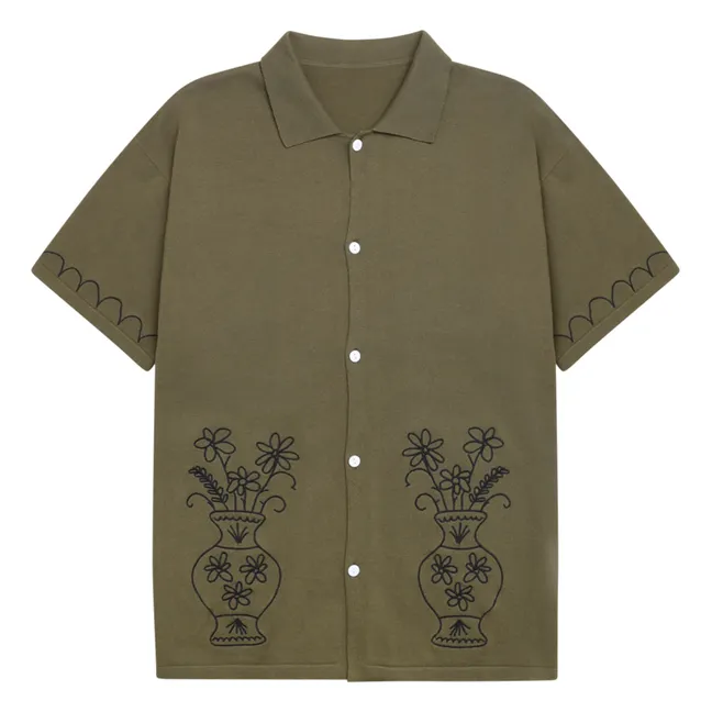 Chemisette Maille Vase | Khaki