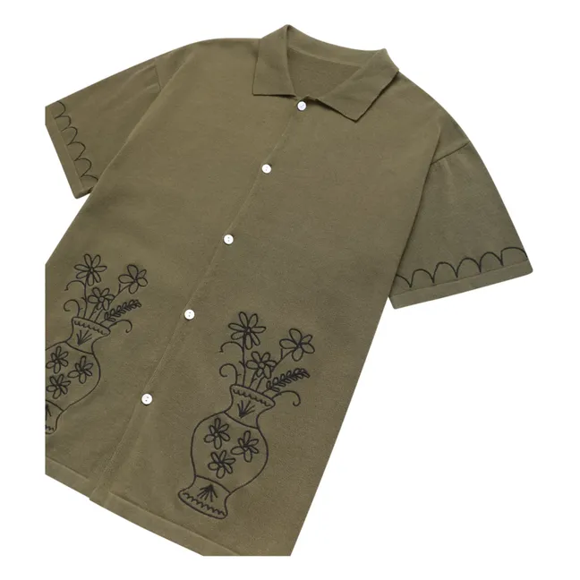 Chemisette Maille Vase | Khaki