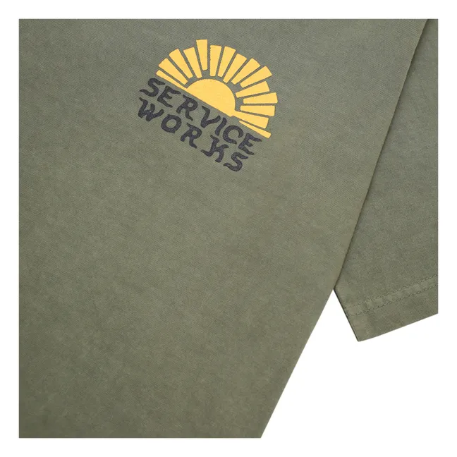 Sunnyside Up T-Shirt Bio-Baumwolle | Khaki