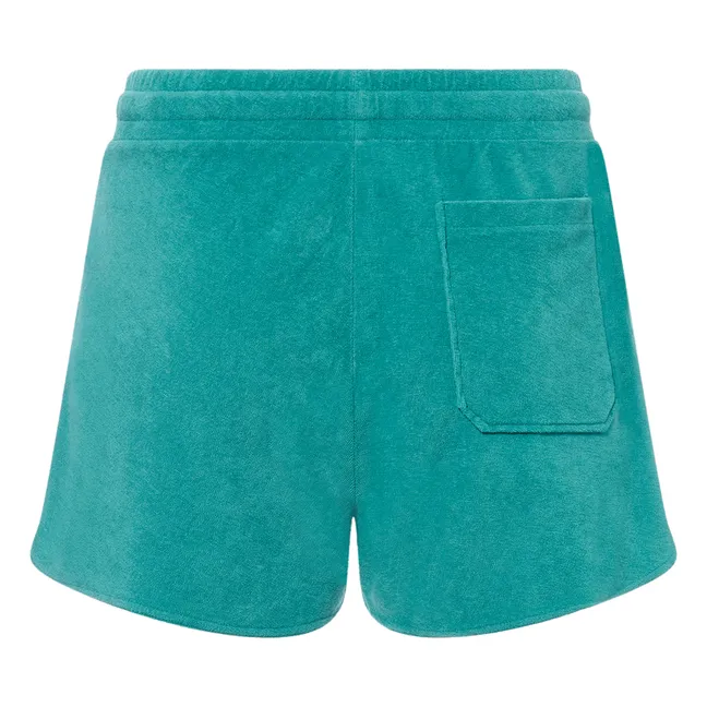 Pantalones cortos de rizo Titia | Azul