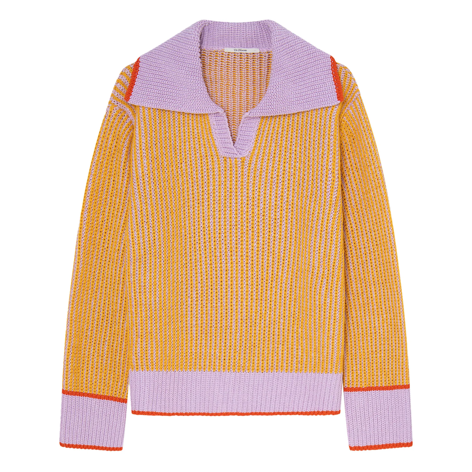 Dr Bloom Orange Gaviota Sweater