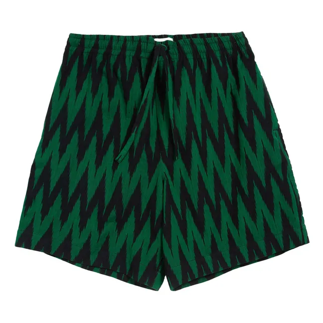 Jay Printed Shorts | Green