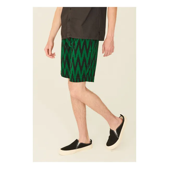 Pantaloncini con stampa Jay | Verde
