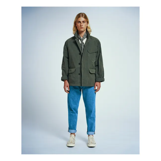 Panev Peach Reversible Jacket  | Khaki