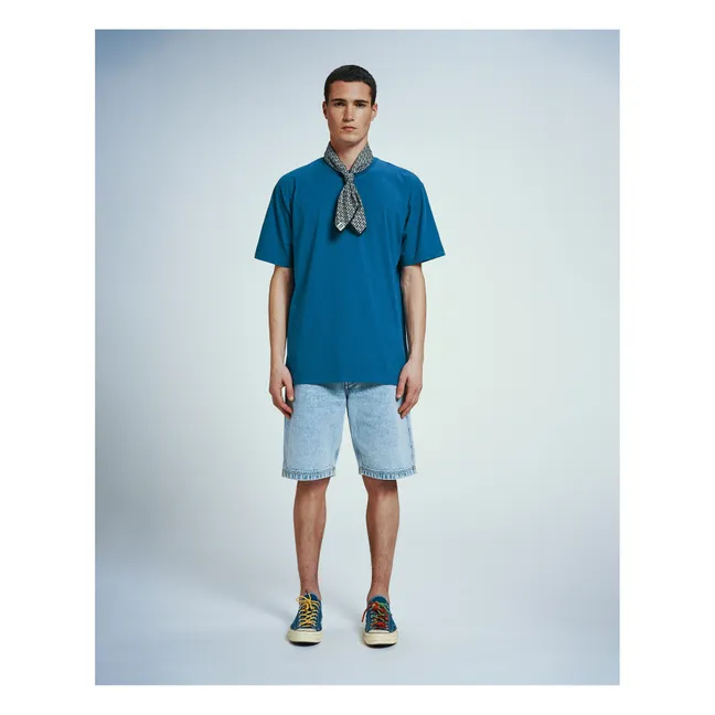 Maglietta in cotone MKO | Blu