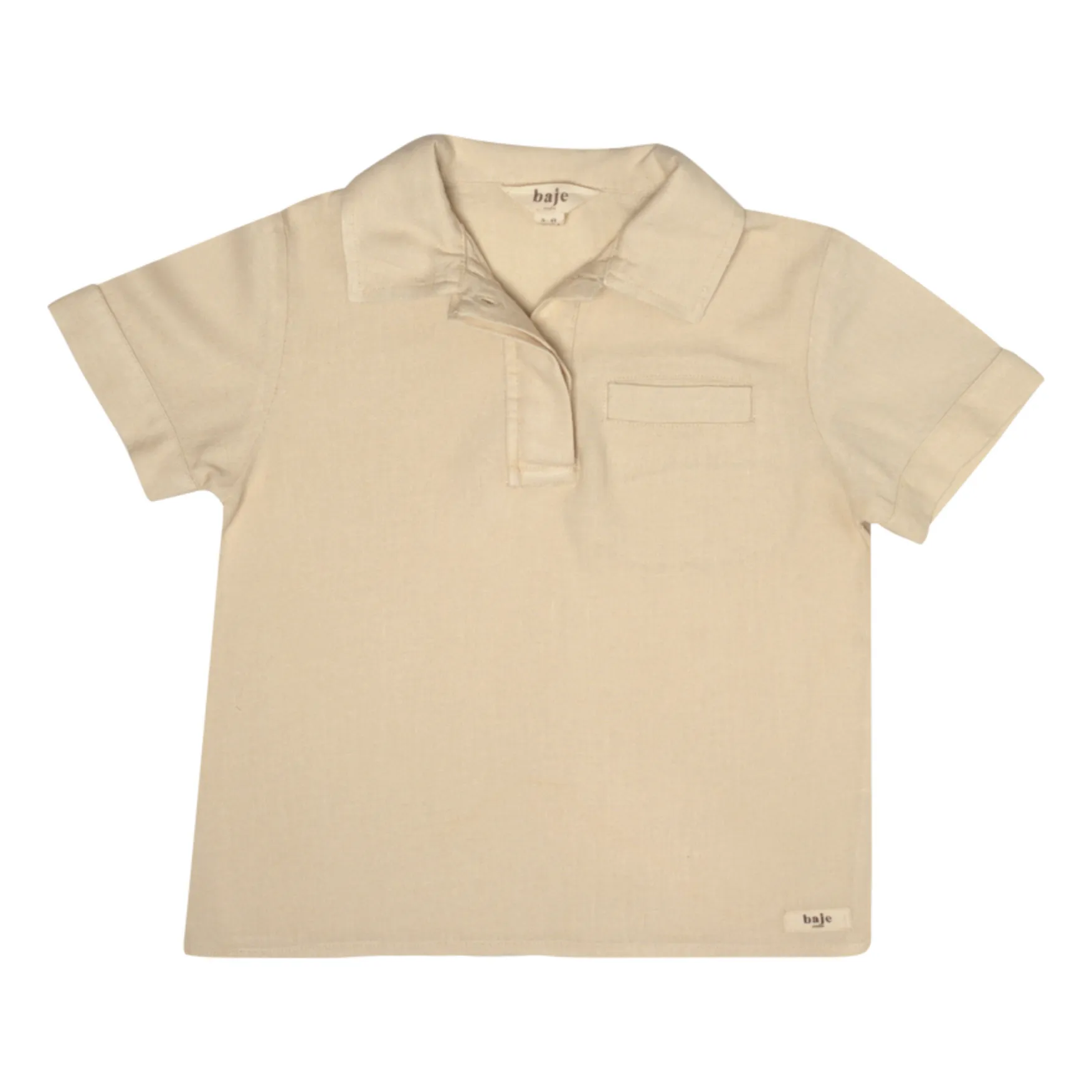Baje Studio Sand Polo Lion Linen
