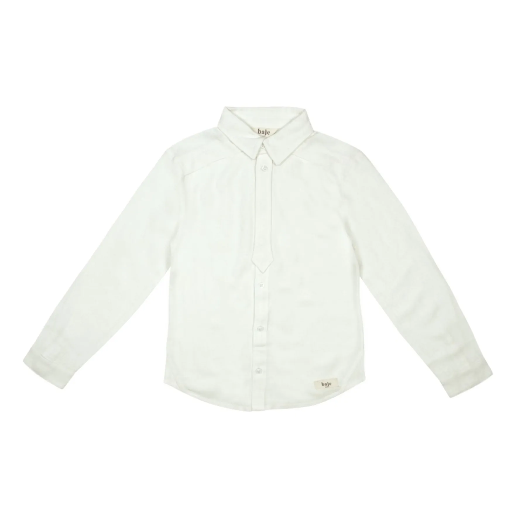 Baje Studio White Texas Linen Blouse