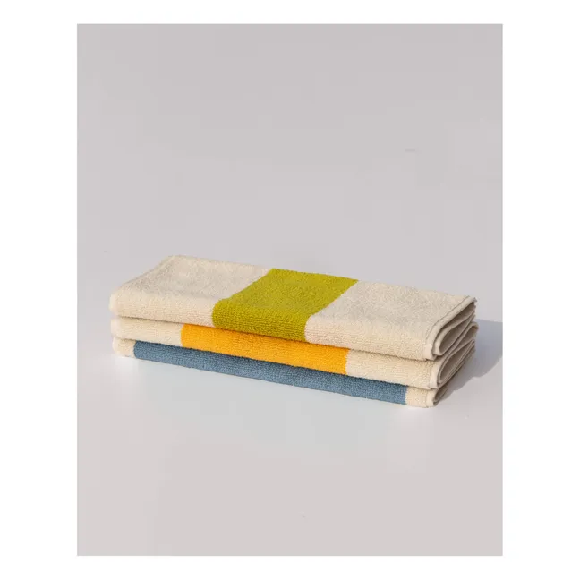 Serviette d'invité Martens & Martens - Set de 3 | Bleu