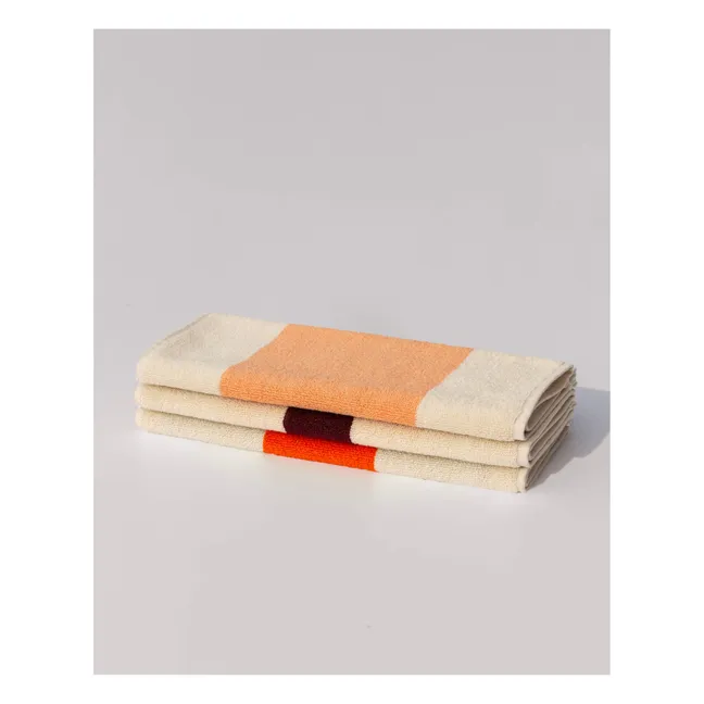 Serviette d'invité Martens & Martens - Set de 3 | Bleu