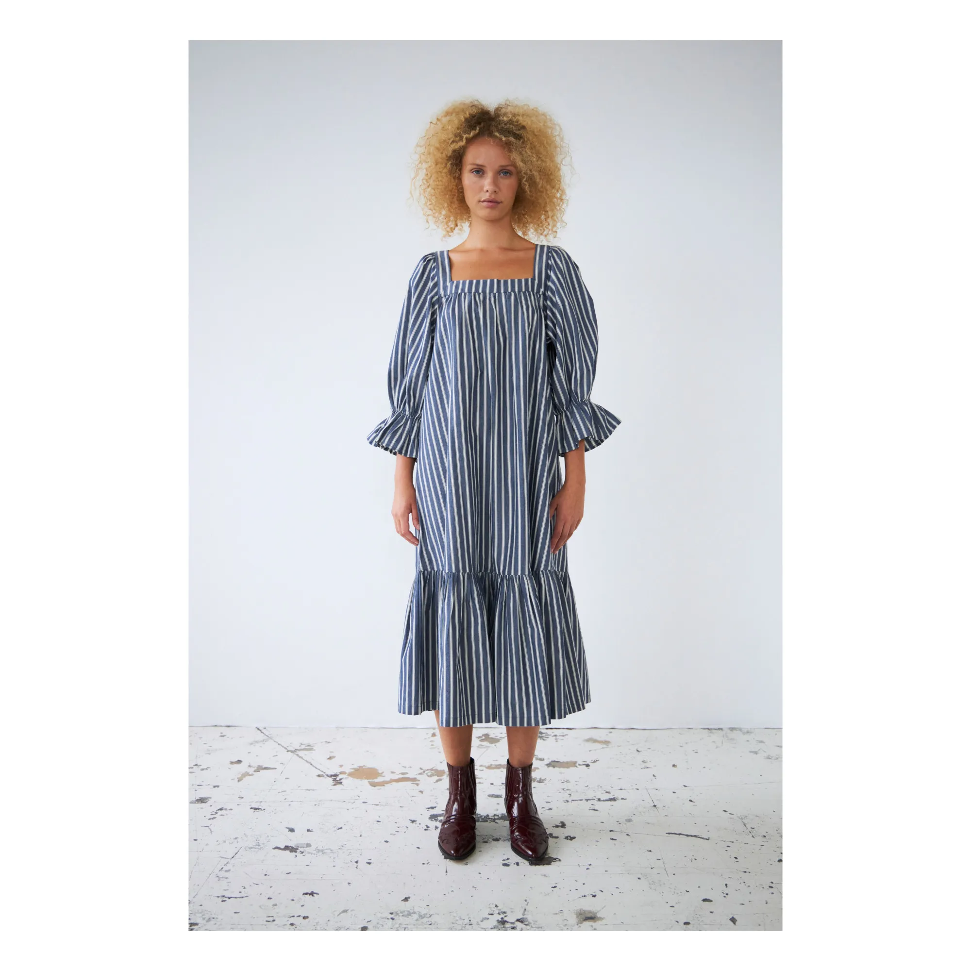 Stella Nova Blue Striped Dress