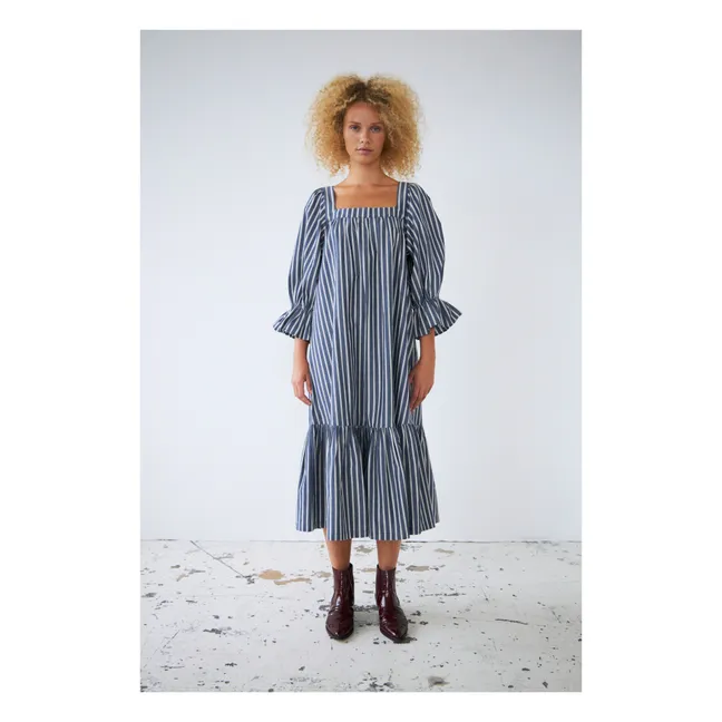 Abito a righe | Blu