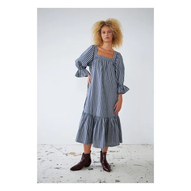 Abito a righe | Blu