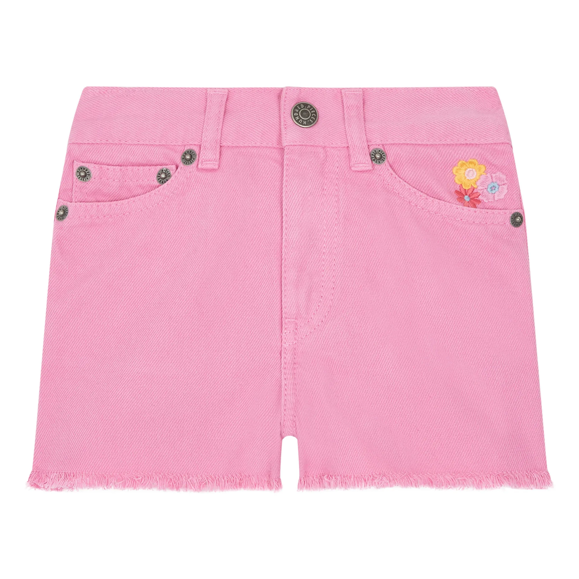 Hundred Pieces Pink Organic Denim Shorts