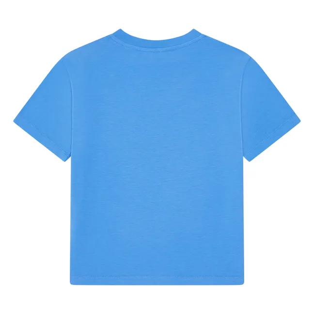 T-Shirt mit kurzen Ärmeln aus Bio-Baumwolle | Ozean