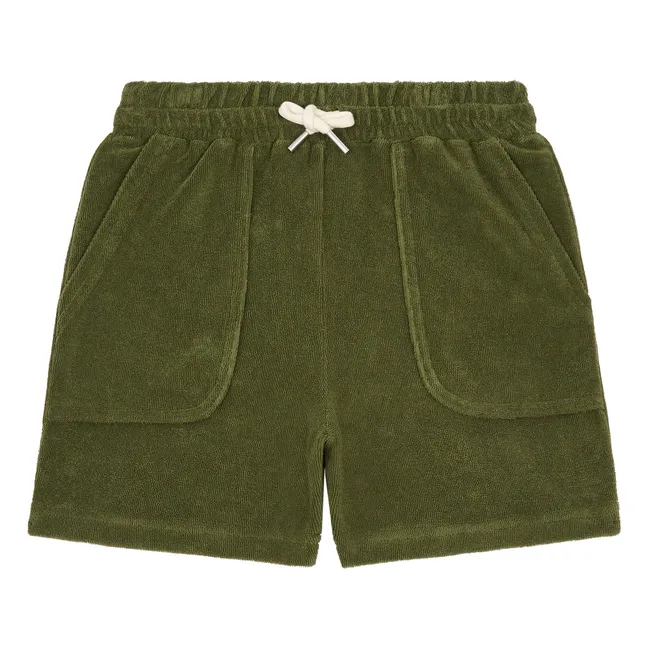 Shorts aus Bio-Baumwolle | Khaki
