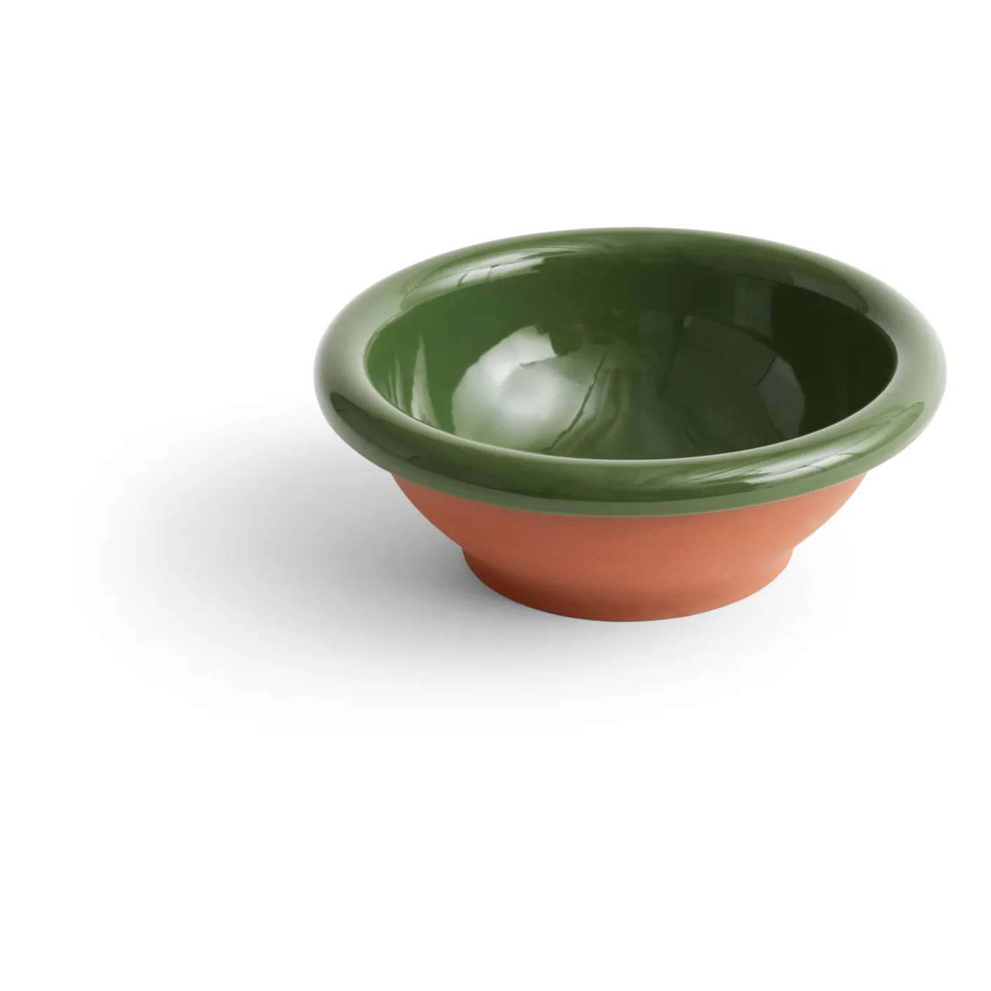Hay Green Barro Terracotta Salad Bowl, Rui Pereira