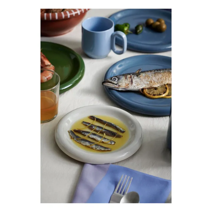 Tasses en terracotta Barro - Set de 2, Rui Pereira | Bleu ciel- Image produit n°2