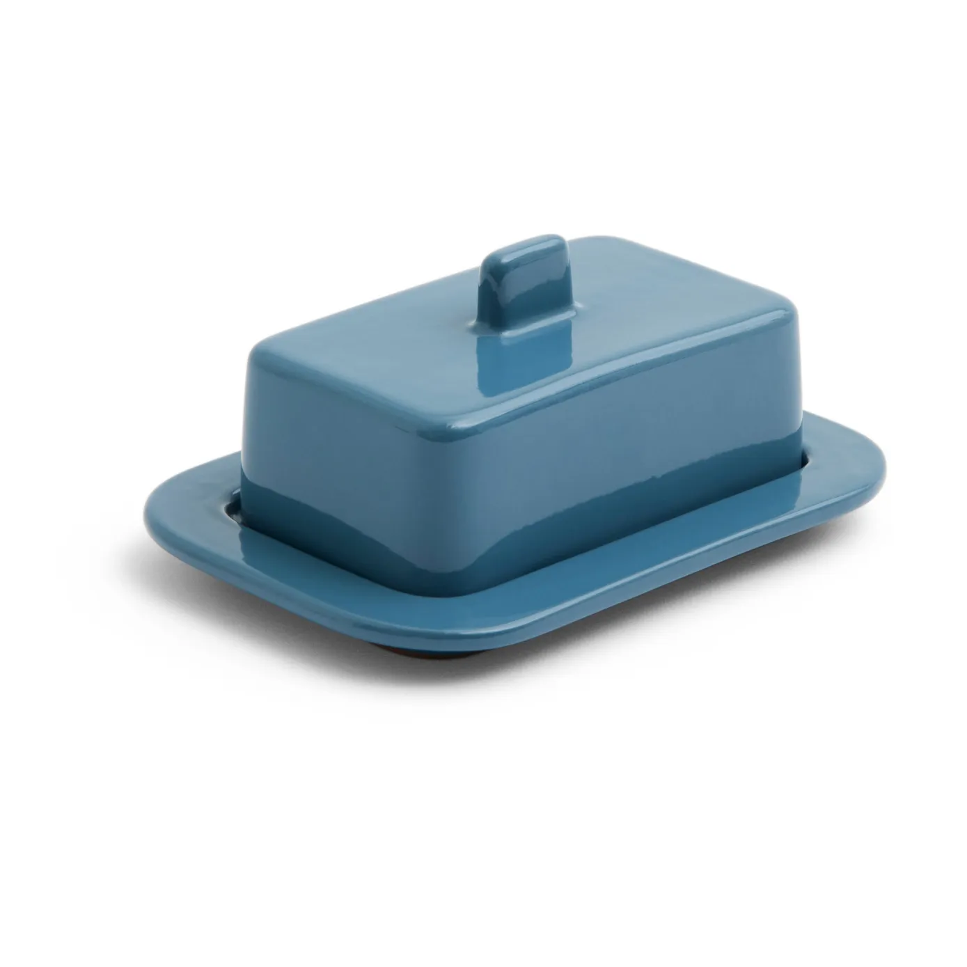 Hay Blue Barro Terracotta Butter Dish, Rui Pereira