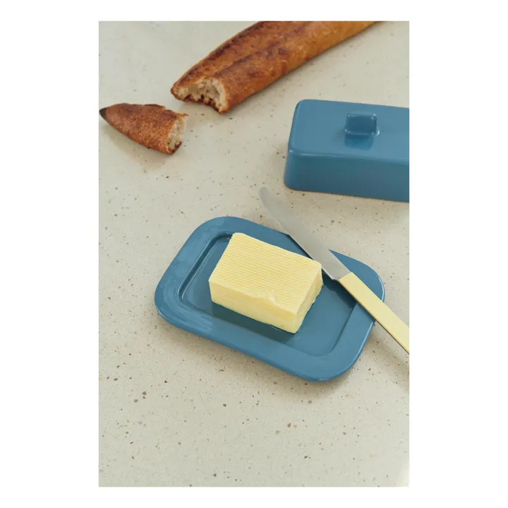 Beurrier en terracotta Barro, Rui Pereira | Bleu- Image produit n°1