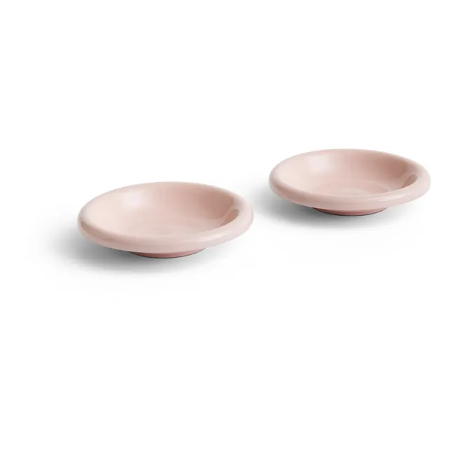 Barro terracotta soup plates - Set of 2, Rui Pereira | Pink