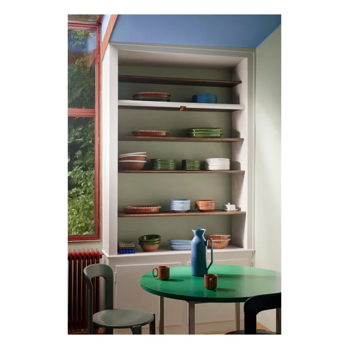 Plat en terracotta Barro, Rui Pereira | Bleu ciel- Image produit n°3