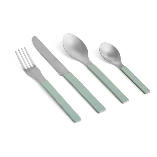 Juego de cubiertos de 4 piezas, Muller Van Severen - Juego de 4 | Verde