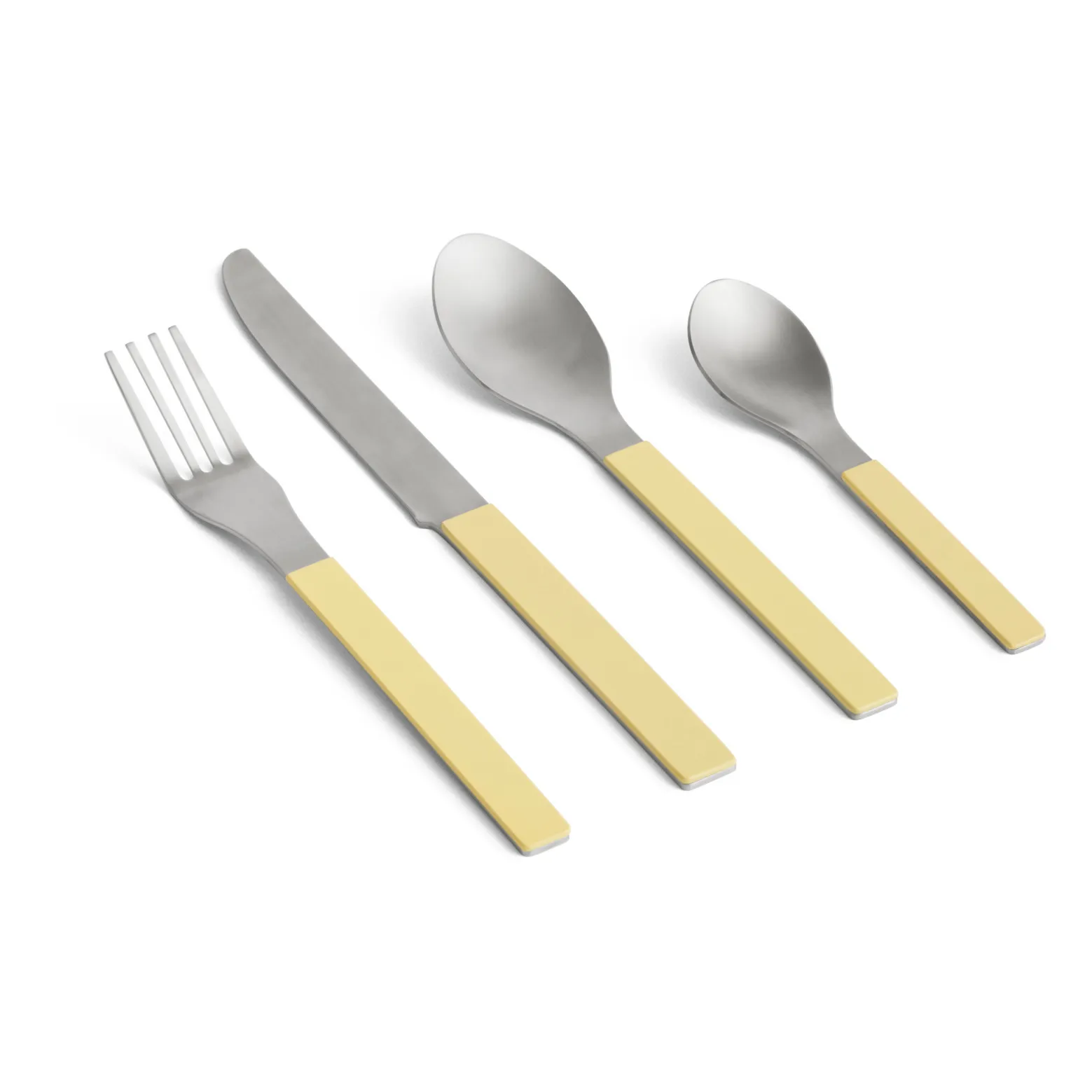Hay Yellow 4 Pieces Cutlery, Muller Van Severen - Set Of 4