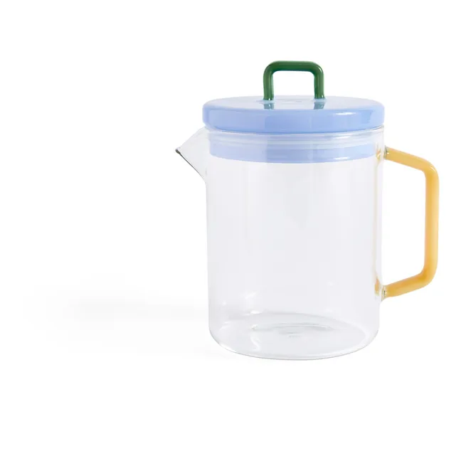 Glas-Teekanne Brew | Hellblau