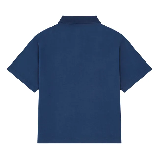 Polo Coton Bio | Bleu marine
