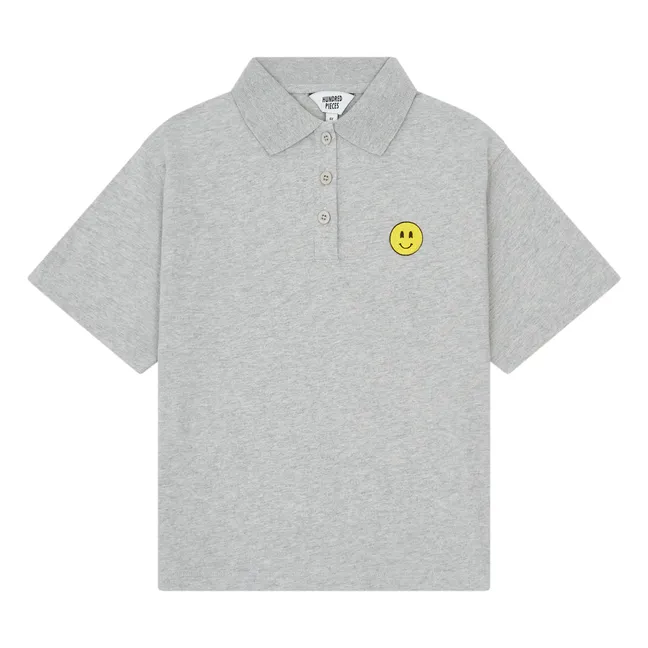 Organic Cotton Polo Shirt | Grey