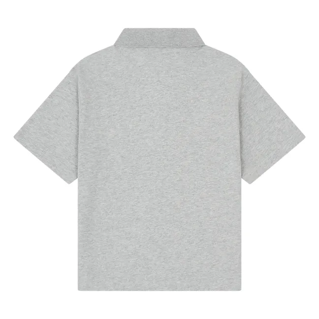 Organic Cotton Polo Shirt | Grey