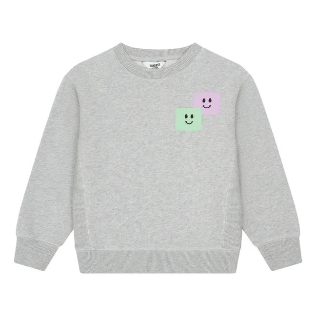 Organic cotton sweatshirt  | Grey