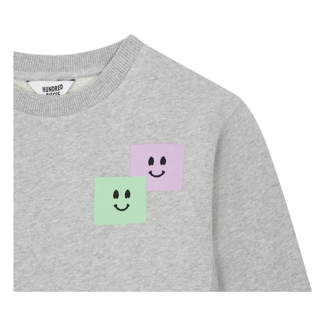 Sweatshirt aus Bio-Baumwolle  | Grau